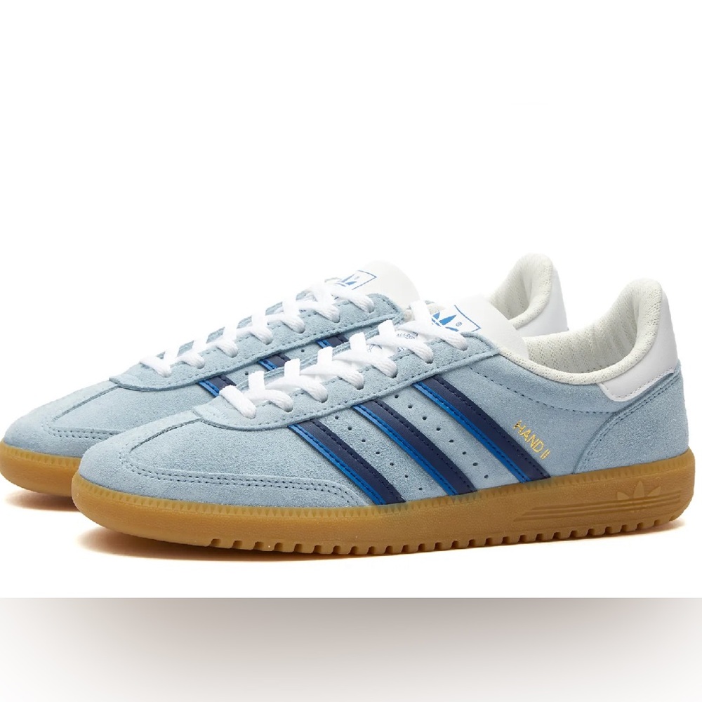 SOLD NWT & Box Adidas Hand II in Sky & Dark Blue